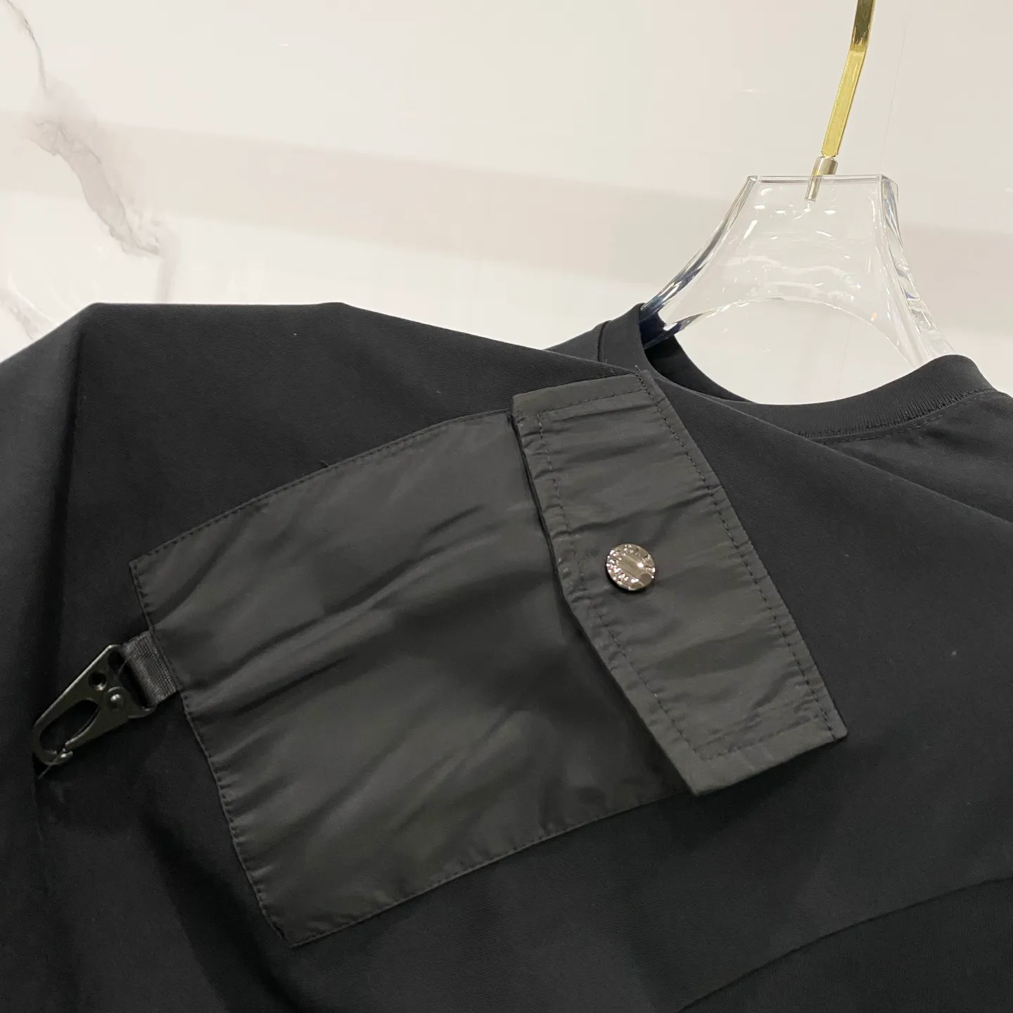 MONCLER/ - 260 T 🪡 LOGO Quality 100 ％ Versatile Size:XS-L :Black.